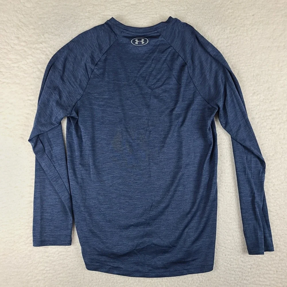 Under Armour Shirt Mens Medium‎ Navy Blue Loose Heatgear Performance T-Shirt